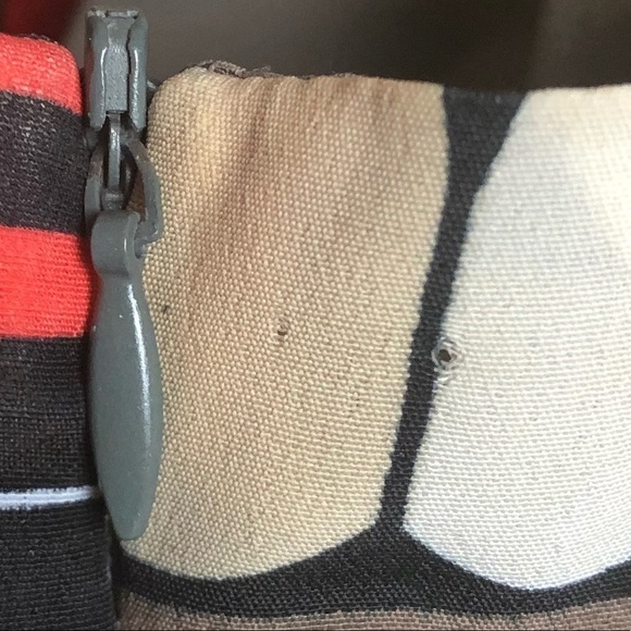 BCBG MaxAzria, floral/geo pattern dress,EUC - Picture 11 of 12